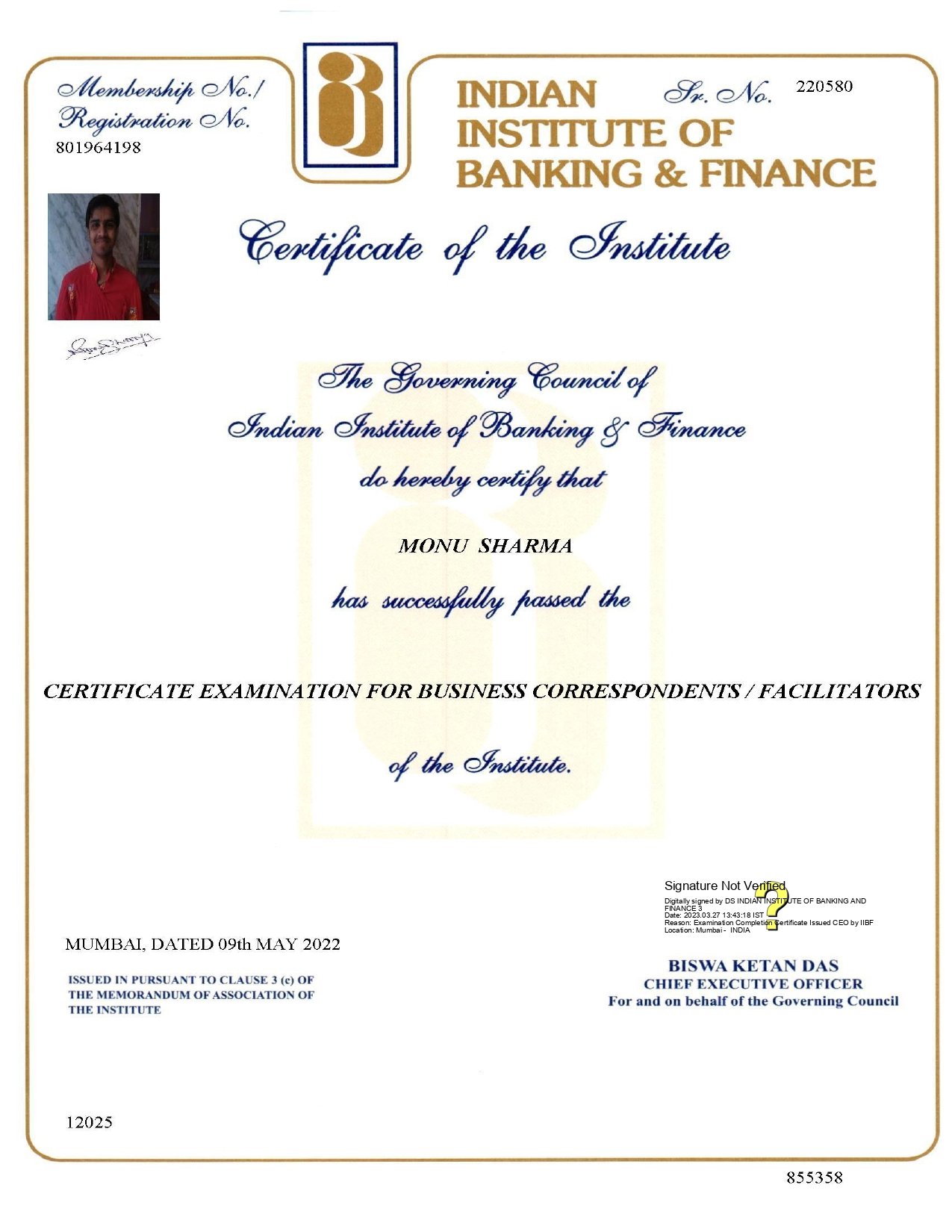 Indian Institute of Banking & Finance (IIBF)