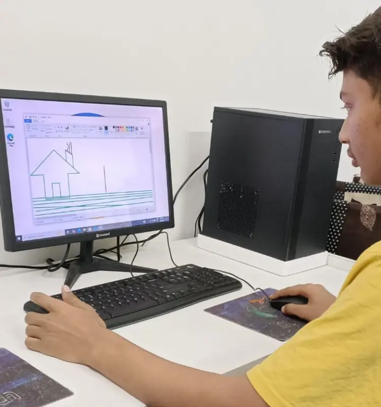 Computer Lab Training at Pragya Computer Academy, Loni Ghaziabad